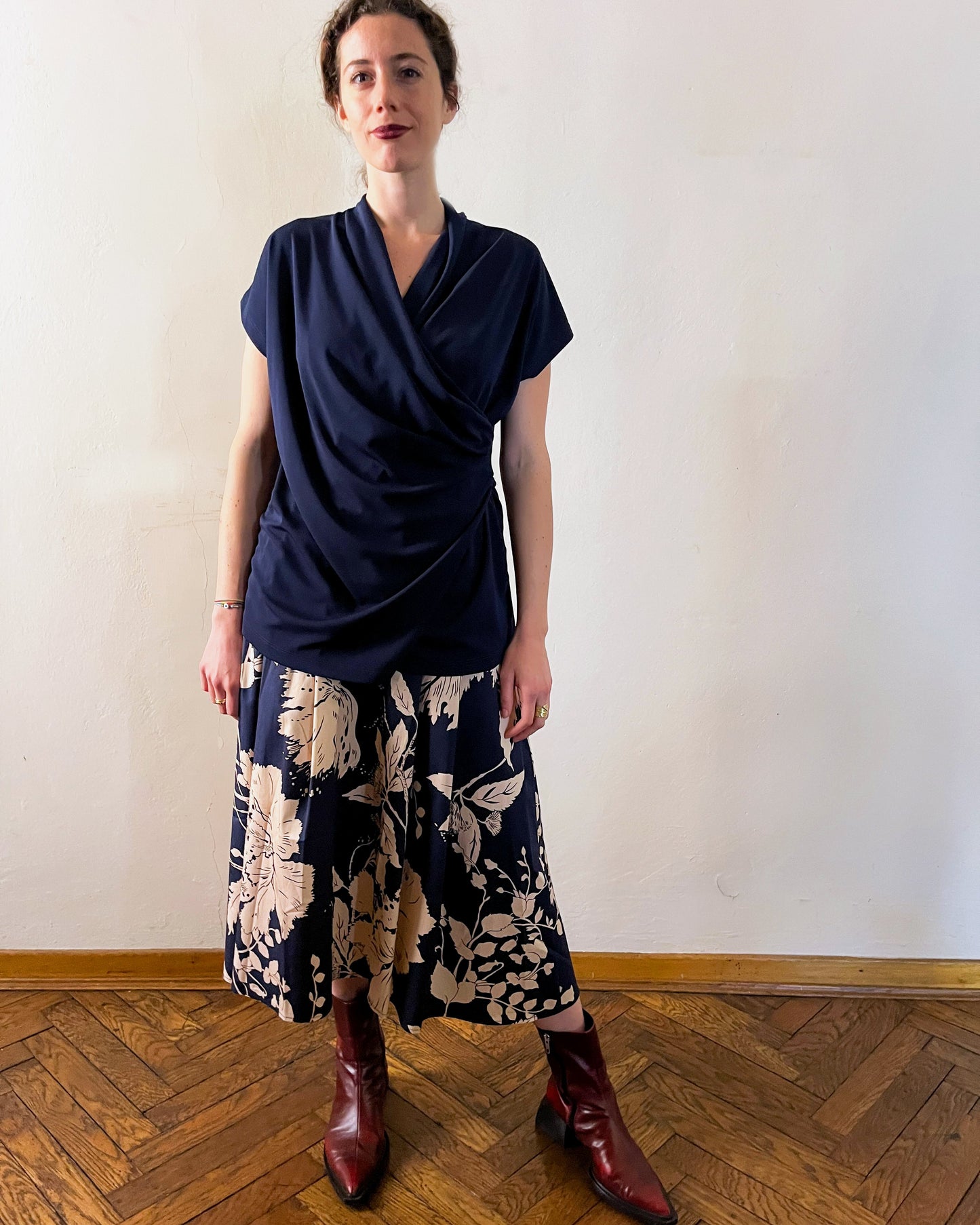 Maglia incrocio Blu 049013 21