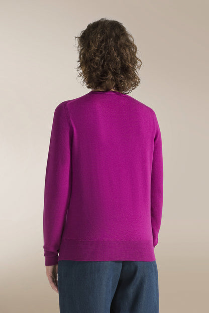 Maglia a girocollo in lana merino extrafine 048003