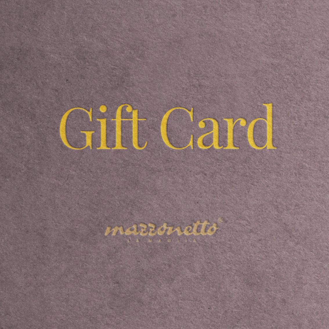 Gift Card - Mazzonetto